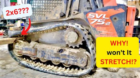 how to tighten tracks on kubota skid steer|kubota svl tracks.